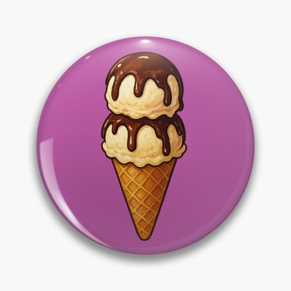 Item preview, Drizzly Delight Ice Cream Cone Sticker designed and sold by AlecMyst.
