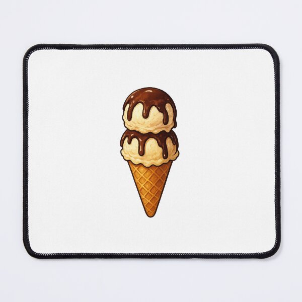 Item preview, Drizzly Delight Ice Cream Cone Sticker designed and sold by AlecMyst.