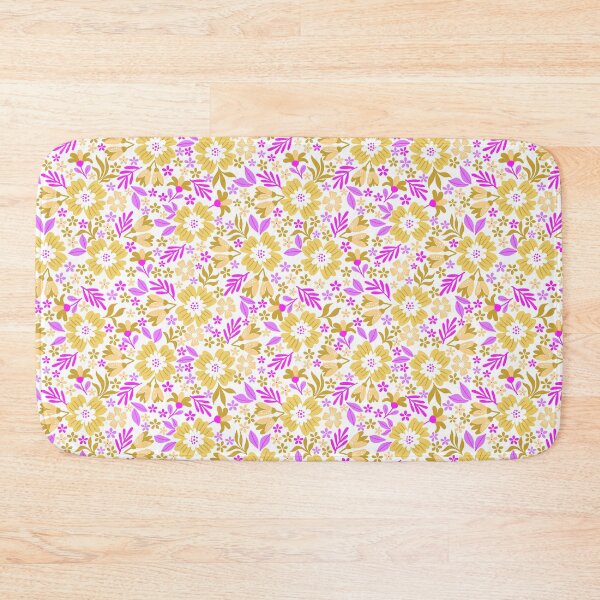 Item preview, Botanical Sage-Soft Orchit Ochre Yellow designed and sold by Fabricatemyart.