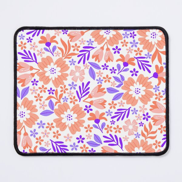 Item preview, Botanical Sage-Soft Violet And Tangerine  designed and sold by Fabricatemyart.