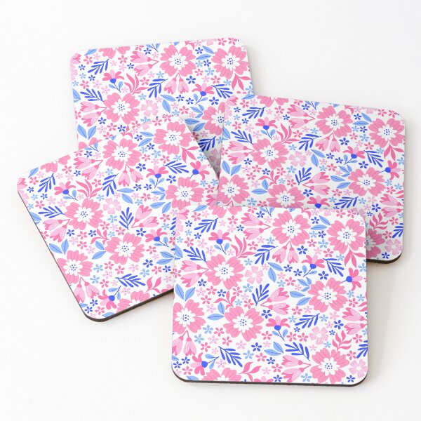 Item preview, Botanical Sage-Watermelon Blue designed and sold by Fabricatemyart.