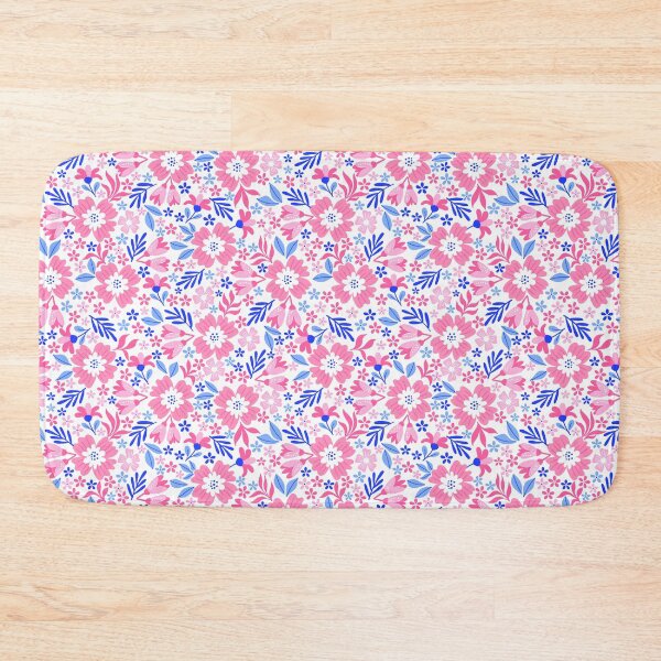 Item preview, Botanical Sage-Watermelon Blue designed and sold by Fabricatemyart.