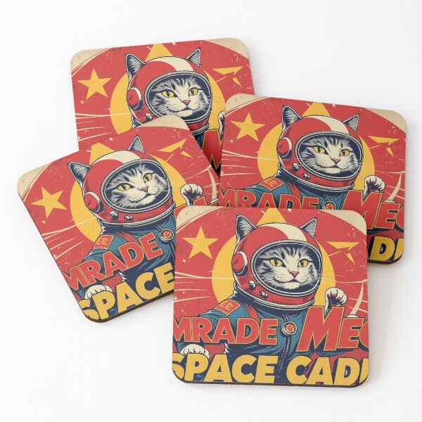 Item preview, Comrade Meow: Space Cadet designed and sold by DiamondSkyShirt.