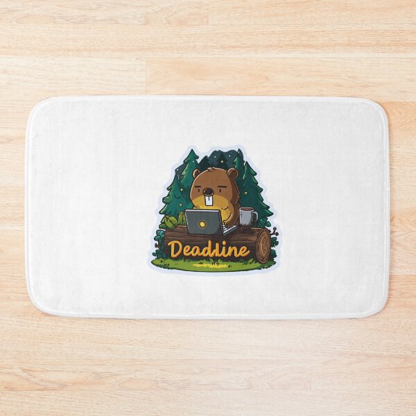 Item preview, Bear Sticker "Deadline" designed and sold by GlossyGang.
