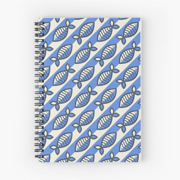 Item preview, Bold retro fish blue designed and sold by pakanta.