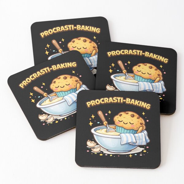 Item preview, Procrasti-Baking Cute Baking Shirt designed and sold by Papier Atelier Art.
