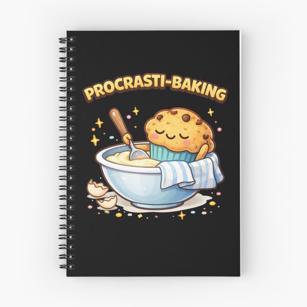 Item preview, Procrasti-Baking Cute Baking Shirt designed and sold by Papier Atelier Art.