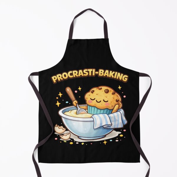 Item preview, Procrasti-Baking Cute Baking Shirt designed and sold by Papier Atelier Art.