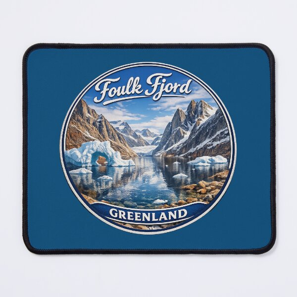 Item preview, Foulk Fjord, Greenland – Steep cliffs & icy water designed and sold by Girih.