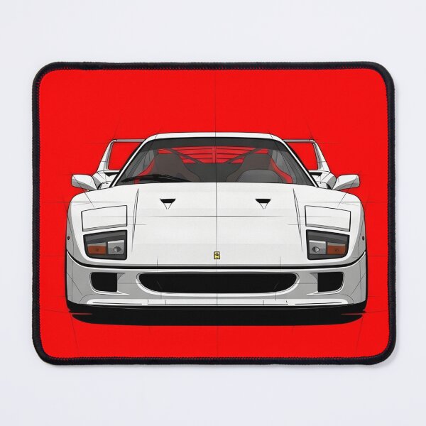 Item preview, Ferrari F40 Minimalist Poster Iconic Ferrari Supercar Art designed and sold by Motorline44.