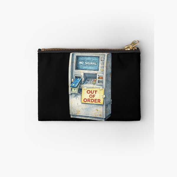 Item preview, Out of Order ATM – Stuck Card and Cash Sticker designed and sold by Felixuss.
