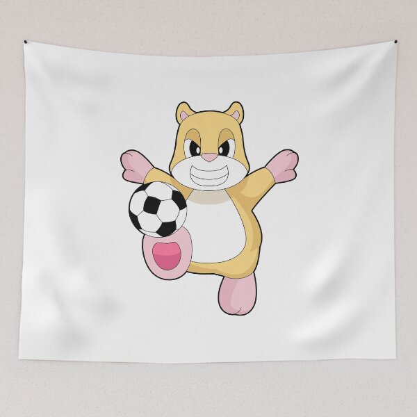 Item preview, Hamster Soccer player Soccer Sports designed and sold by Snabdesign84.