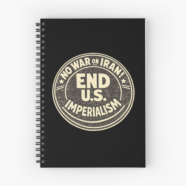 Item preview, No War on Iran! End U.S. Imperialism designed and sold by DIRTYDUNNZ.
