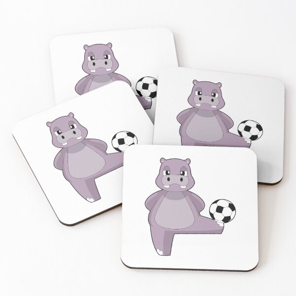 Item preview, Hippo Soccer player Soccer  designed and sold by Snabdesign84.