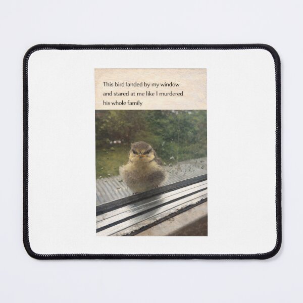 Item preview, Bird at the window in the rain designed and sold by donchago.