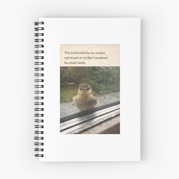 Item preview, Bird at the window in the rain designed and sold by donchago.