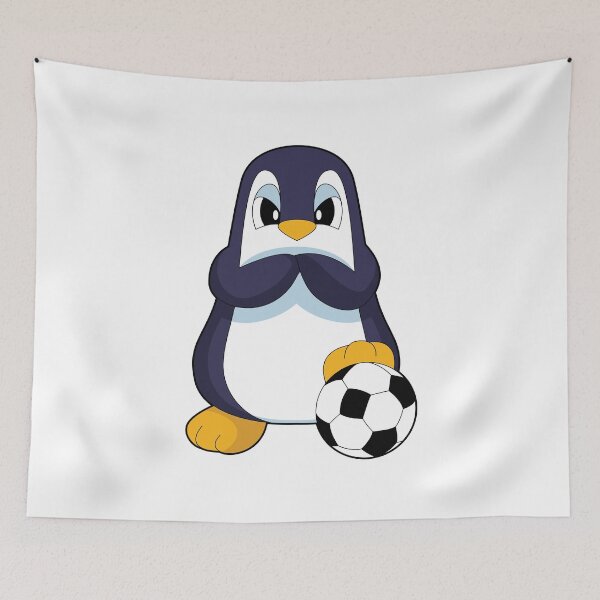 Item preview, Penguin Soccer player Soccer Sports designed and sold by Snabdesign84.