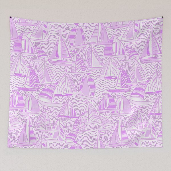 Item preview, Float Or Sank-Monochrome Pale Violet designed and sold by Fabricatemyart.
