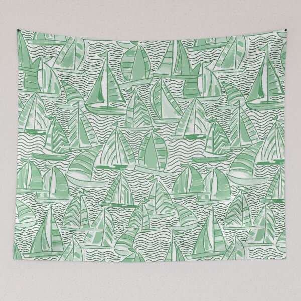 Item preview, Float Or Sank-Moss Green designed and sold by Fabricatemyart.