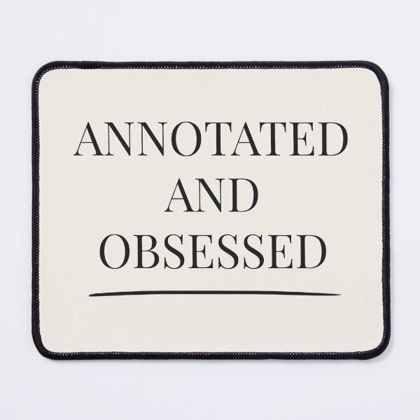 Item preview, Annotated and Obsessed - Booktok x Romance Reader Aesthetic designed and sold by Inkbound Co.