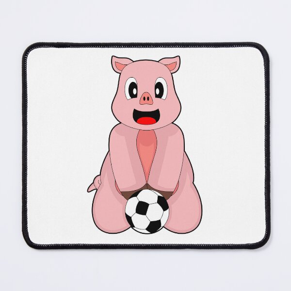 Item preview, Pig Soccer player Soccer designed and sold by Snabdesign84.