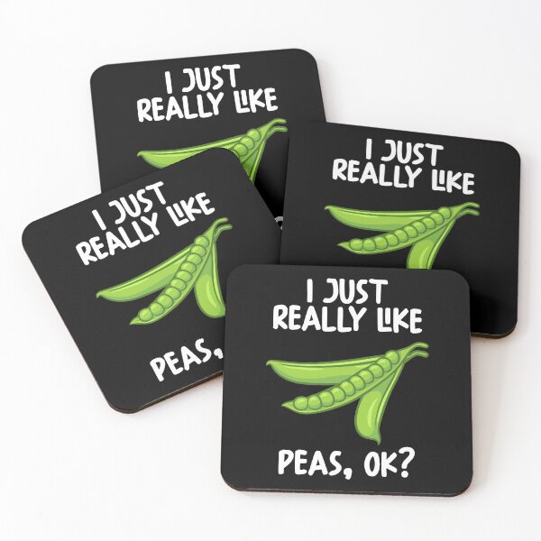Item preview, I Just Really Like Peas Ok? designed and sold by GabbyKash.