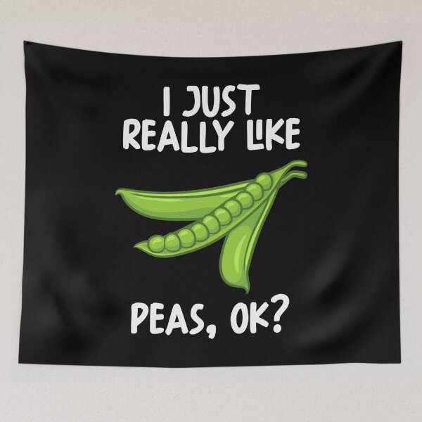 Item preview, I Just Really Like Peas Ok? designed and sold by GabbyKash.