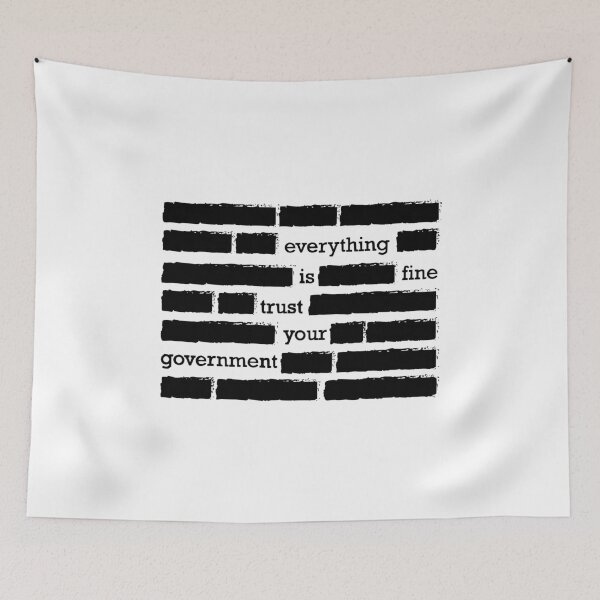 Item preview,  Everything Is Fine Trust Your Government - Sarcastic Political designed and sold by Ali-printshop.