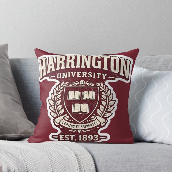 Aperçu de l'œuvre Blason vintage de l'Université Harrington – Esthétique classique des universités de l'Ivy League créée et vendue par BestDetailer.