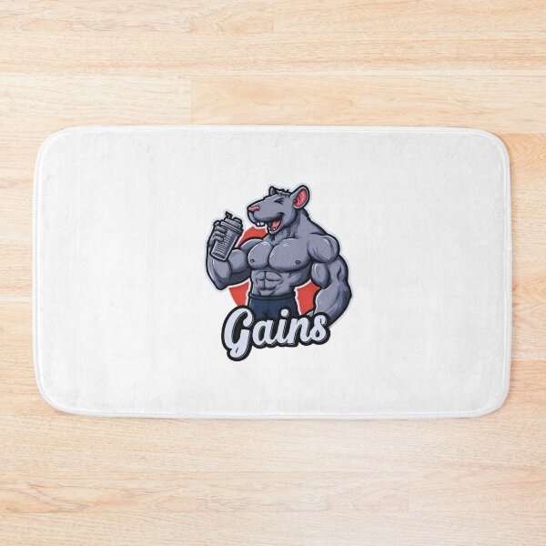 Item preview, Mouse Sticker "Gains" designed and sold by GlossyGang.