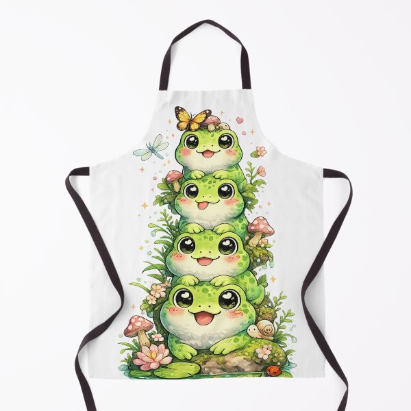 Item preview, Tower of Happy Frogs in the Forest designed and sold by HeyHas.