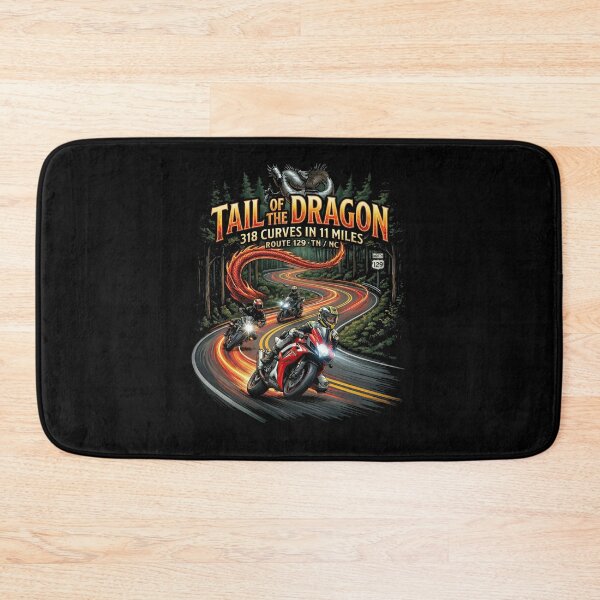 Item preview, Tail of the Dragon Route 129 Iconic Road Illustration designed and sold by enzoade.