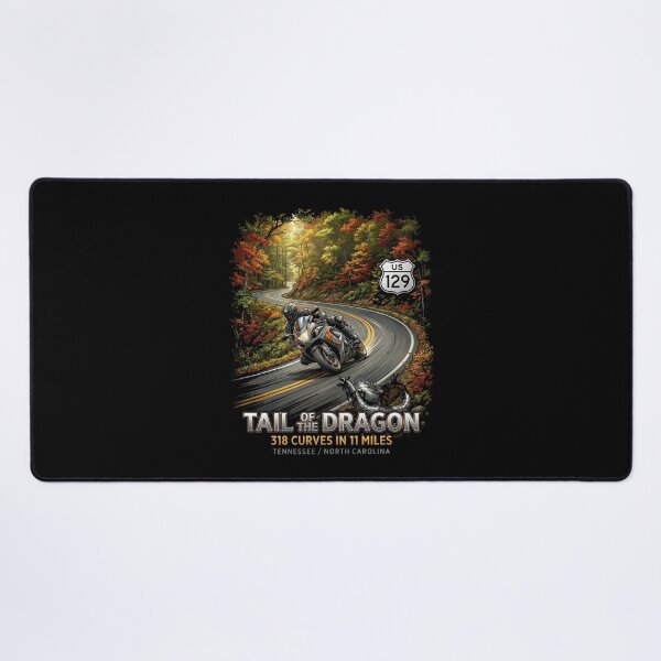 Item preview, Tail of the Dragon Mountain Curve Challenge Artwork designed and sold by enzoade.
