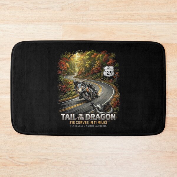 Item preview, Tail of the Dragon Mountain Curve Challenge Artwork designed and sold by enzoade.