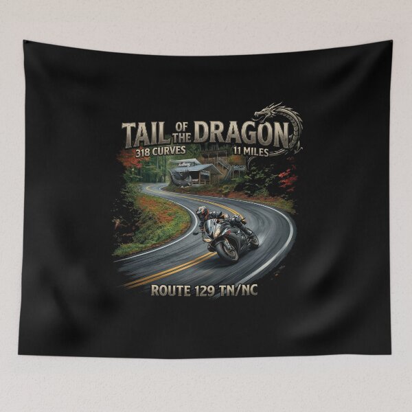Item preview, Tail of the Dragon Ultimate Riding Road Illustration designed and sold by enzoade.