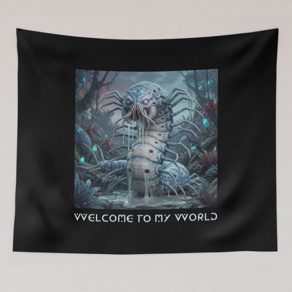 Item preview, Welcome To My World Sci-Fi Monster Art designed and sold by Ovitees.