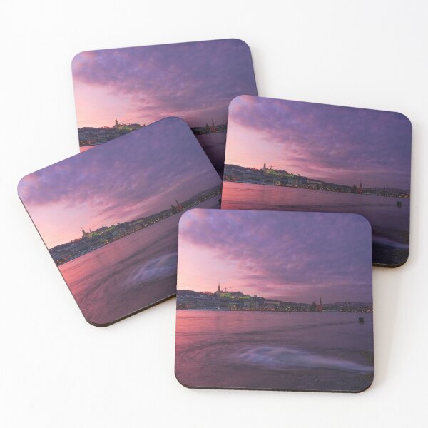 Item preview, Beautiful sunset. Flooded Danube on the foreground designed and sold by Niageadon.