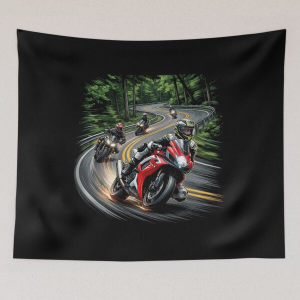 Item preview, Tail of the Dragon Famous Curves Illustration designed and sold by enzoade.