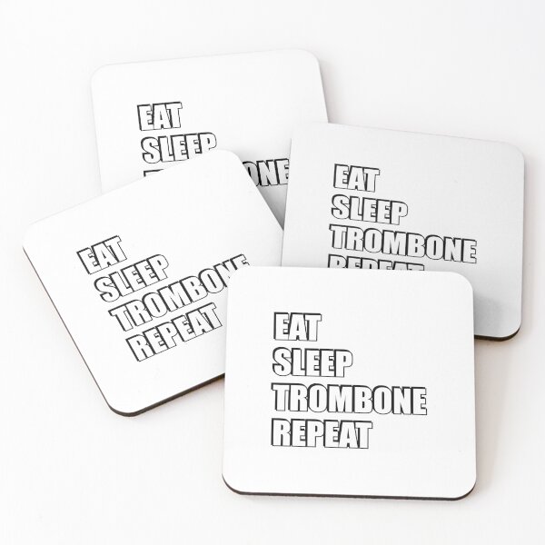 Item preview, Eat Sleep Trombone Repeat designed and sold by Inspirationmotivation.