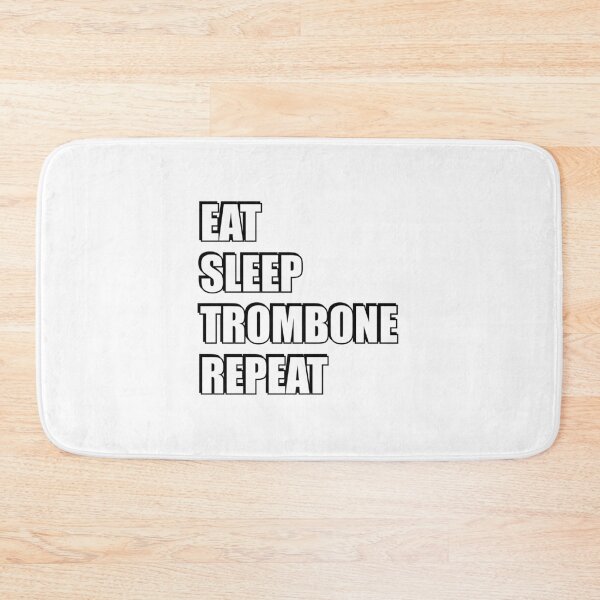 Item preview, Eat Sleep Trombone Repeat designed and sold by Inspirationmotivation.