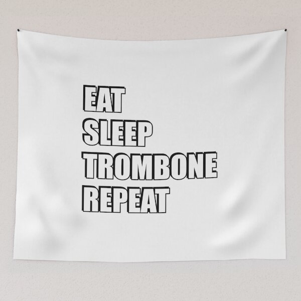 Item preview, Eat Sleep Trombone Repeat designed and sold by Inspirationmotivation.