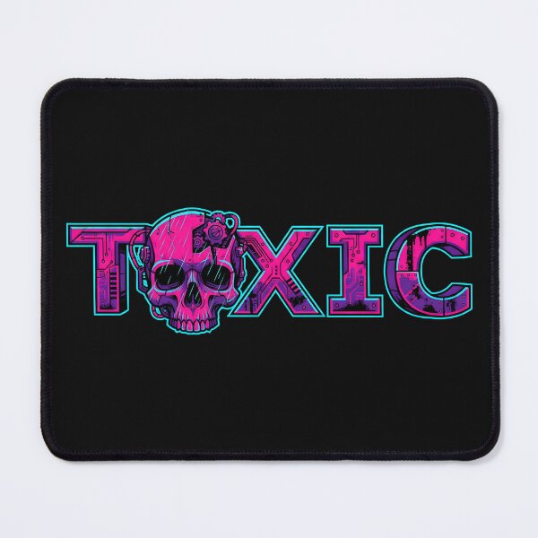 Item preview, Toxic Cyberpunk Skull Industrial Glitch 2026 designed and sold by MarCinu Art.