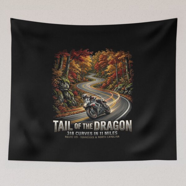Item preview, Tail of the Dragon Mountain Road Legacy Artwork designed and sold by enzoade.