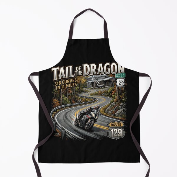 Item preview, Tail of the Dragon America Road Trip Illustration designed and sold by enzoade.