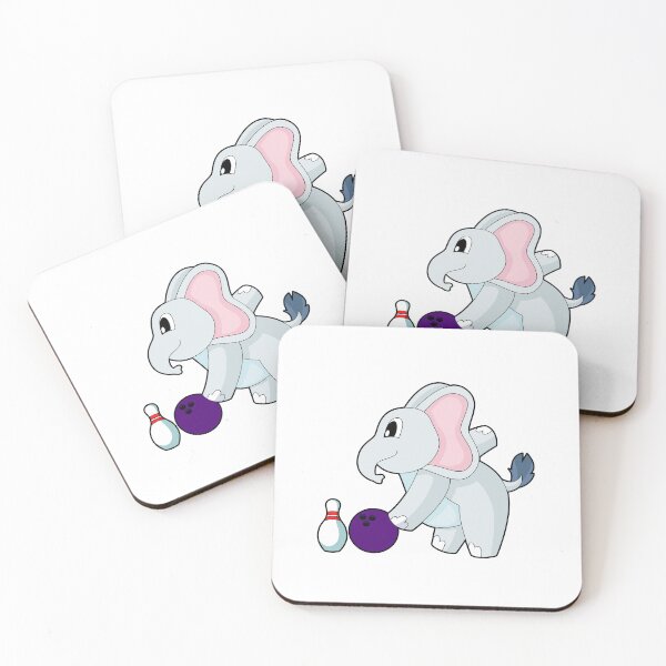 Item preview, Elephant Bowling Bowling ball Bowling pin designed and sold by Snabdesign84.