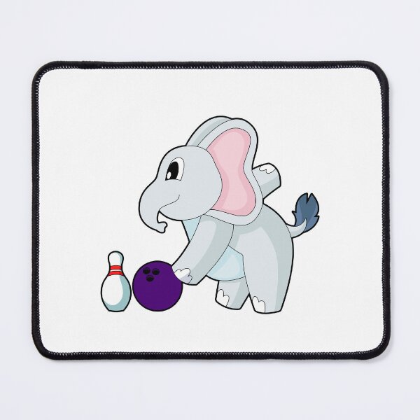 Item preview, Elephant Bowling Bowling ball Bowling pin designed and sold by Snabdesign84.