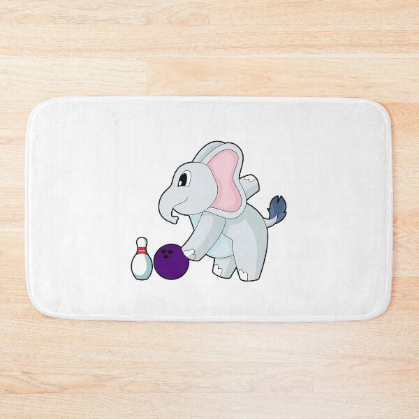 Item preview, Elephant Bowling Bowling ball Bowling pin designed and sold by Snabdesign84.