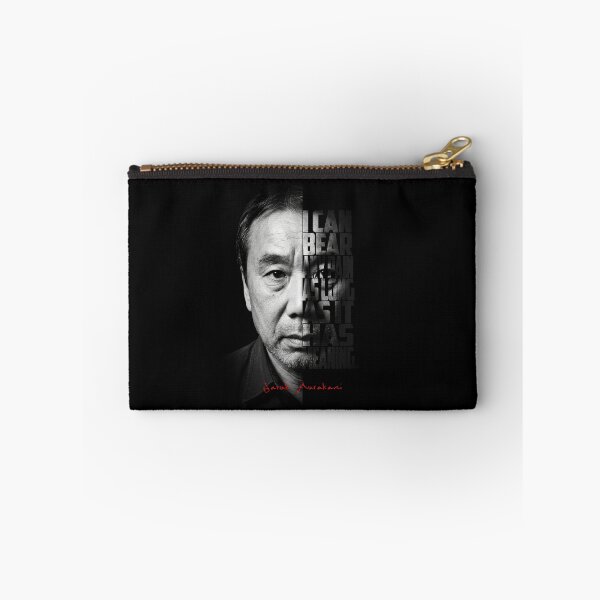 Item preview, Haruki Murakami Split Face Quote Poster designed and sold by Enea Kelo.
