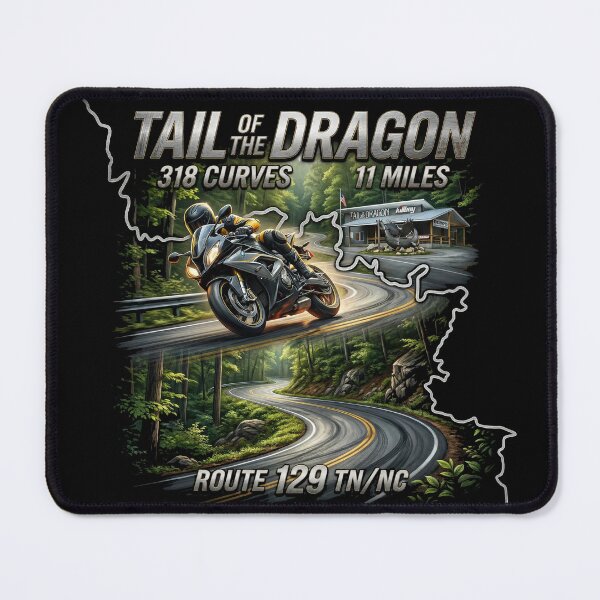 Item preview, Tail of the Dragon Route 129 Performance Driving Design designed and sold by enzoade.