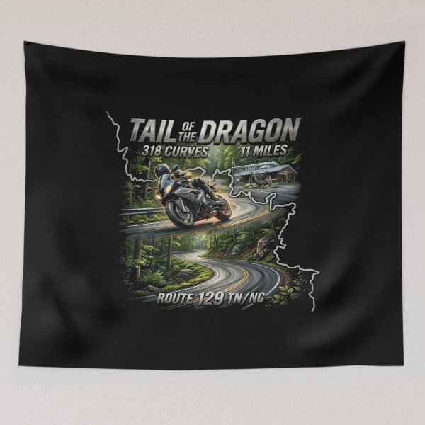 Item preview, Tail of the Dragon Route 129 Performance Driving Design designed and sold by enzoade.